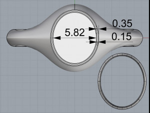 Signet ring 3D 모델