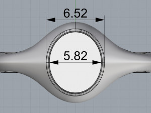 Signet ring 3D 모델
