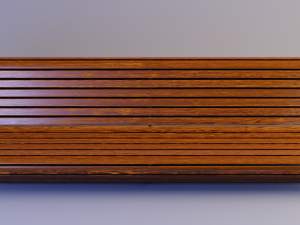 Bench set Model 3D