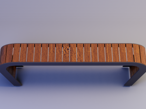 Bench set Model 3D