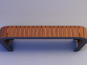 Bench set 3D Model