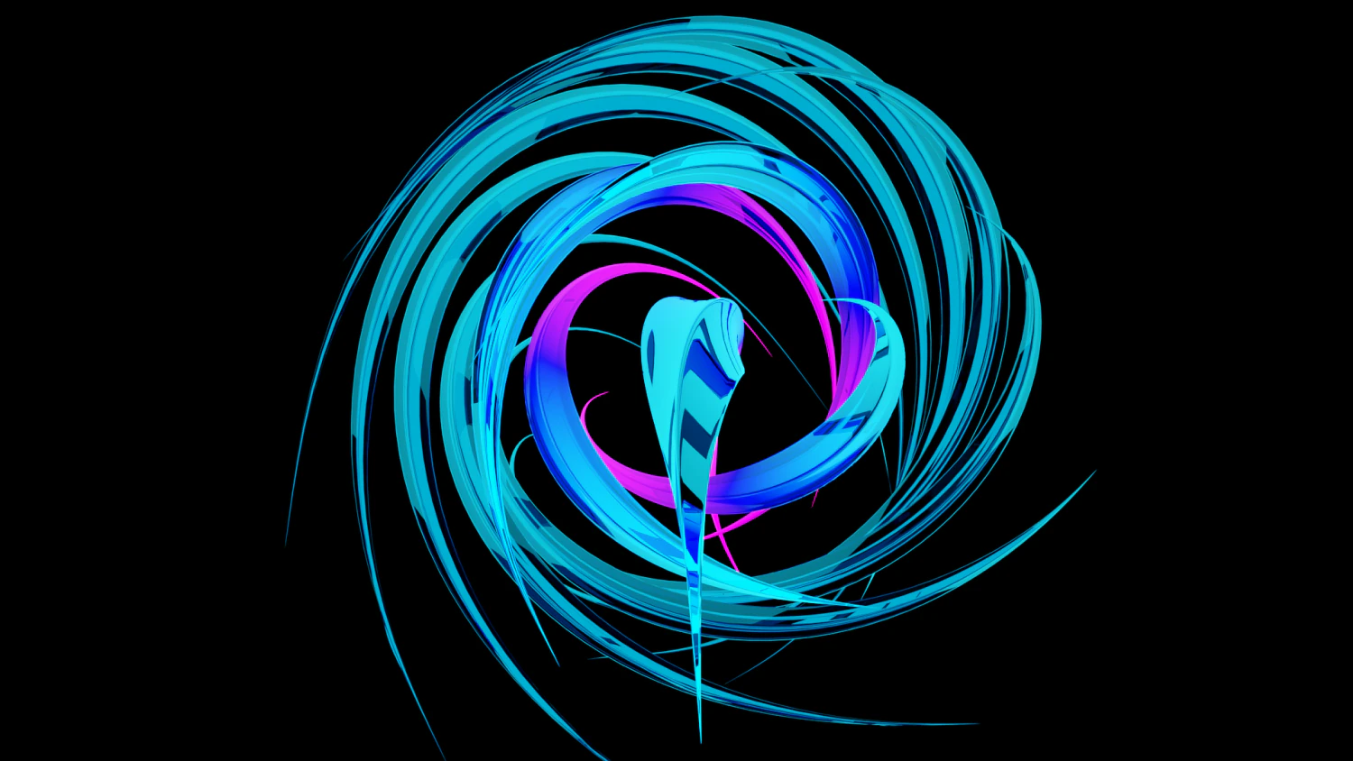 Glowing crystals animation 3D Model .c4d .max .obj .3ds .fbx .stl .blend 