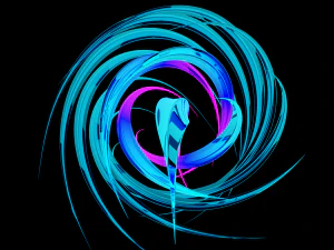 Gloeiende kristallen animatie 3D Model