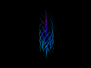 Glowing crystals animation 3D-Modell