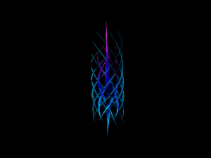 Glowing crystals animation 3D Model