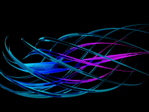 Glowing crystals animation 3D Model