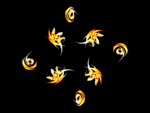 Glowing crystals animation 3D-Modell