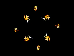 Glowing crystals animation 3D Model