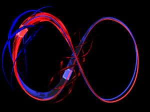 Glowing crystals animation 3D Model
