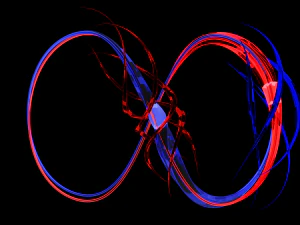 Glowing crystals animation 3D Model