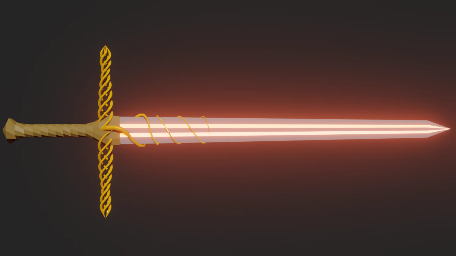 just sword 3D Model .c4d .max .obj .3ds .fbx .stl .blend