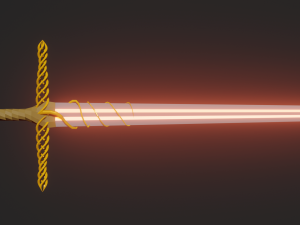 just sword Model 3D
