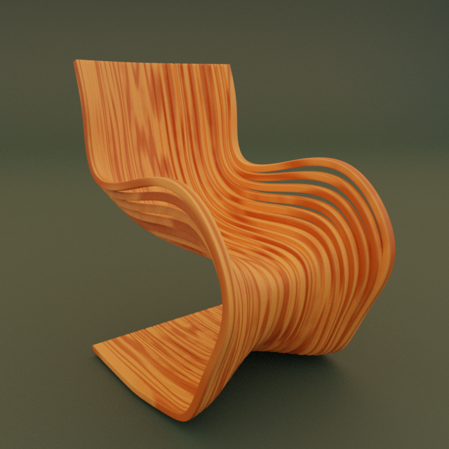 pipo chair 3D 模型 .c4d .max .obj .3ds .fbx .stl .blend 
