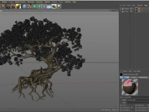 ancient cherry blossoms 3D Model