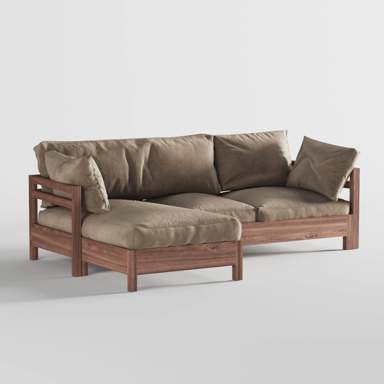 Hiromatsu sofa 3D Model .c4d .max .obj .3ds .fbx .stl .blend 