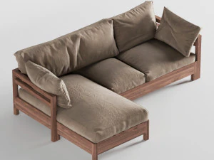 Hiromatsu sofa 3D Model