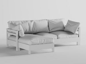 Hiromatsu sofa Modello 3D