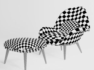 Swoon lounge chair 3D 模型