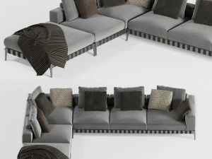 flexform gregory sofa 3D Model
