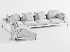 flexform gregory sofa 3D Model