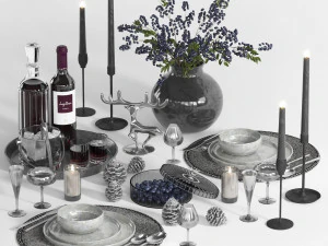 Tableware set05 3D Model