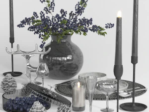 Tableware set05 3D Model