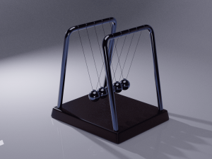 pendulum of newton 3D Model