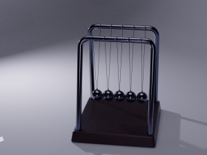 pendulum of newton 3D 모델