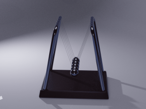 pendulum of newton 3D 모델
