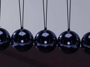 pendulum of newton 3D 모델