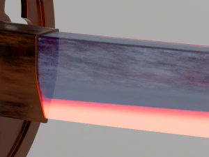 high poly katana sword super realistic 3D Model