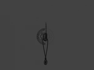 high poly katana sword super realistic 3D Model