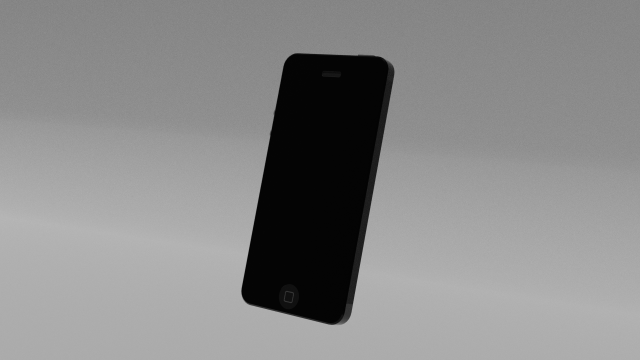 iphone 5 3D Model .c4d .max .obj .3ds .fbx .stl .blend 