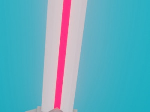 shining ruby sword 3D Model