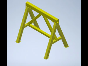 cavalete Modelo 3D