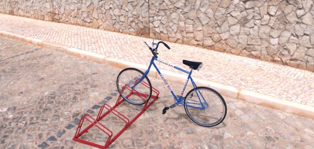 bicycle parking 3D Model .c4d .max .obj .3ds .fbx .stl .blend 