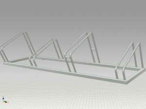 bicycle parking 3D Model