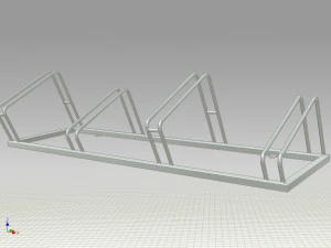 bicycle parking 3D Model