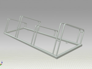 bicycle parking 3D Model
