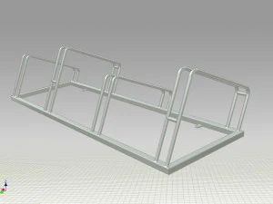 bicycle parking 3D Model