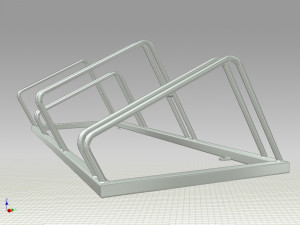 bicycle parking 3D Model