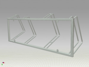 bicycle parking 3D Model