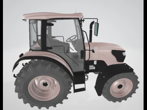 трактор kubota m7060 3D Модель