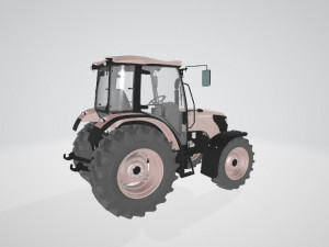 tractor kubota m7060 Modèle 3D