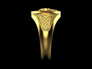 Ring Signet 125 3D print model 3D-printmodel