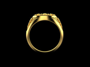 Ring Signet 125 3D print model 3D-printmodel