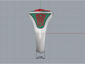 Ring Signet 125 3D print model 3D-printmodel