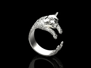 Rings dog 119 Modello 3D