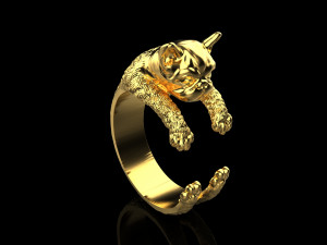 Rings dog 119 Modello 3D