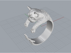 Rings dog 119 Modello 3D